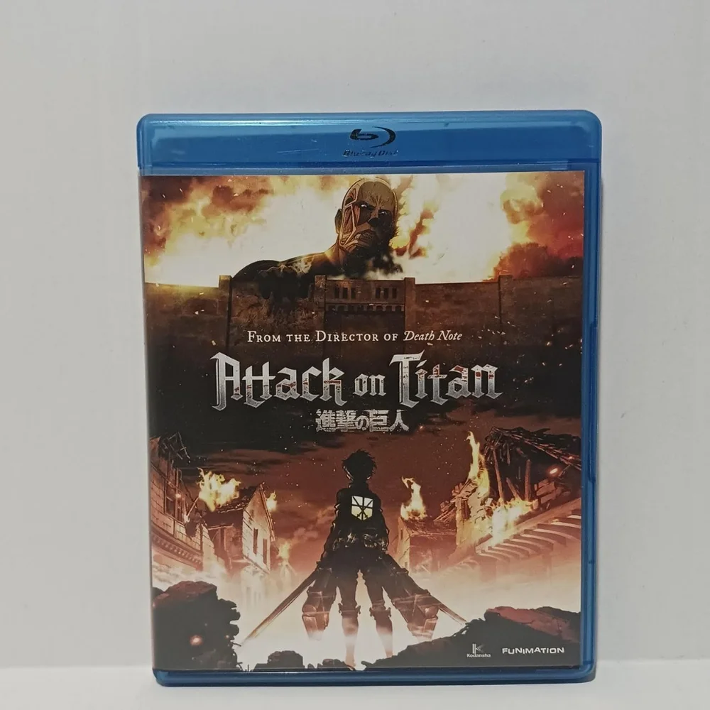 Blu Ray Funimation Attack on Titan Part 1 Disc